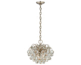 Polished Nickel & Crystal Glass | Bellvale Small Chandelier | Valley Ridge Furniture
