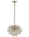 Polished Nickel & Crystal Glass | Bellvale Small Chandelier | Valley Ridge Furniture