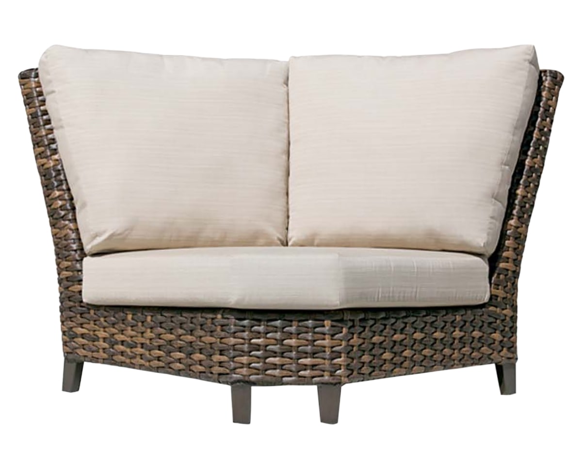 Curved Corner Chair | Ratana Whidbey Island Collection | Valley Ridge Furniture