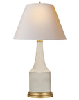 Tea Stain Crackle & Natural Paper | Sawyer Table Lamp | Valley Ridge Furniture