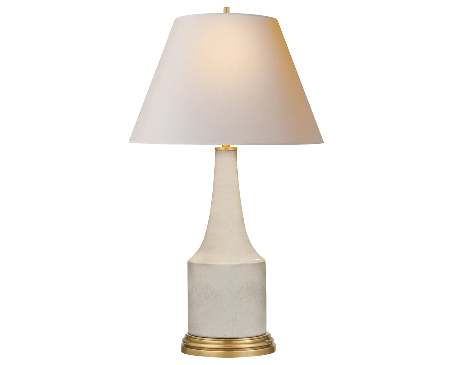 Tea Stain Crackle & Natural Paper | Sawyer Table Lamp | Valley Ridge Furniture