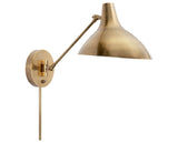 Hand-Rubbed Antique Brass with Hand-Rubbed Antique Brass | Charlton Wall Light | Valley Ridge Furniture
