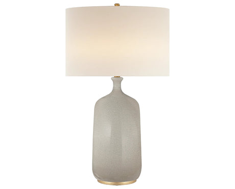 Bone Craquelure & Linen | Culloden Table Lamp | Valley Ridge Furniture
