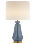 Polar Blue Crackle & Linen | Kapila Table Lamp | Valley Ridge Furniture