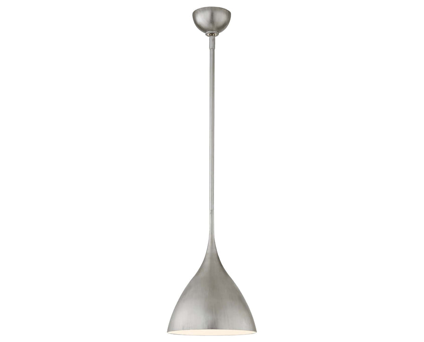 Burnished Silver Leaf | Agnes Small Pendant | Valley Ridge Furniture