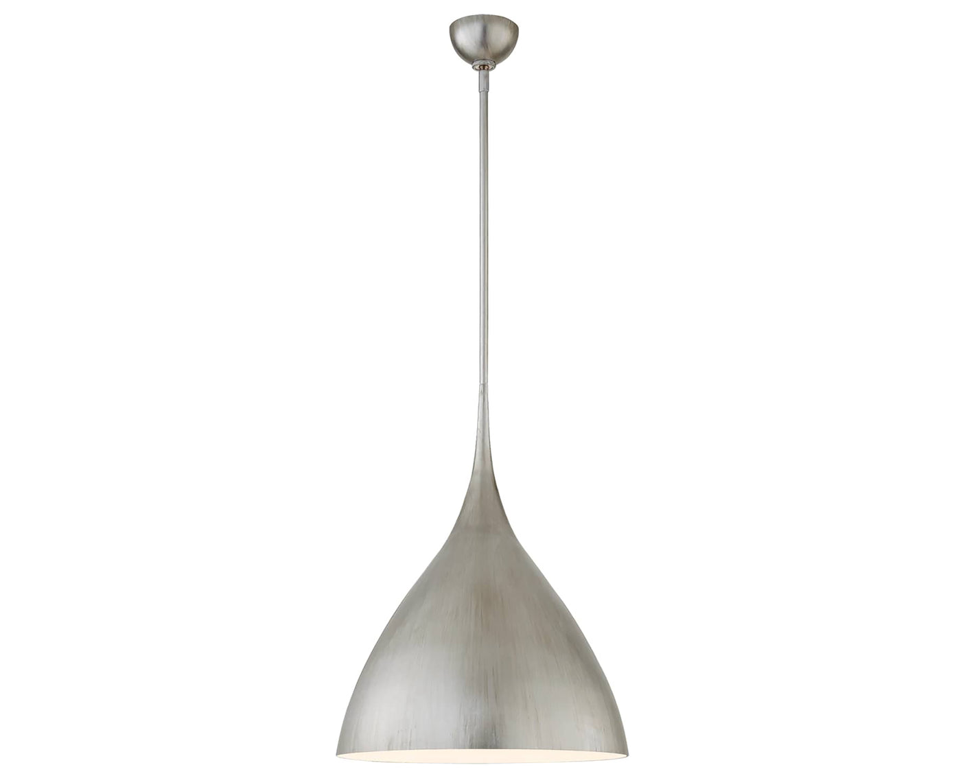 Burnished Silver Leaf | Agnes Medium Pendant | Valley Ridge Furniture