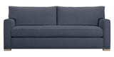 Taft Fabric Ink with Slate Maple | Camden Axel Bench Seat Sofa | Valley Ridge Furniture