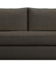 Taft Fabric Truffle with Slate Maple | Camden Axel Bench Seat Sofa | Valley Ridge Furniture