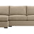 Douglas Fabric Camel with Fossil Hardwood | Camden Axel 2-Piece Sectional | Valley Ridge Furniture