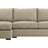 Douglas Fabric Pumice with Fossil Hardwood | Camden Axel 2-Piece Sectional | Valley Ridge Furniture