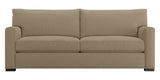 Douglas Fabric Camel with Fossil Hardwood | Camden Axel Sofa | Valley Ridge Furniture