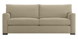 Douglas Fabric Pumice with Fossil Hardwood | Camden Axel Sofa | Valley Ridge Furniture