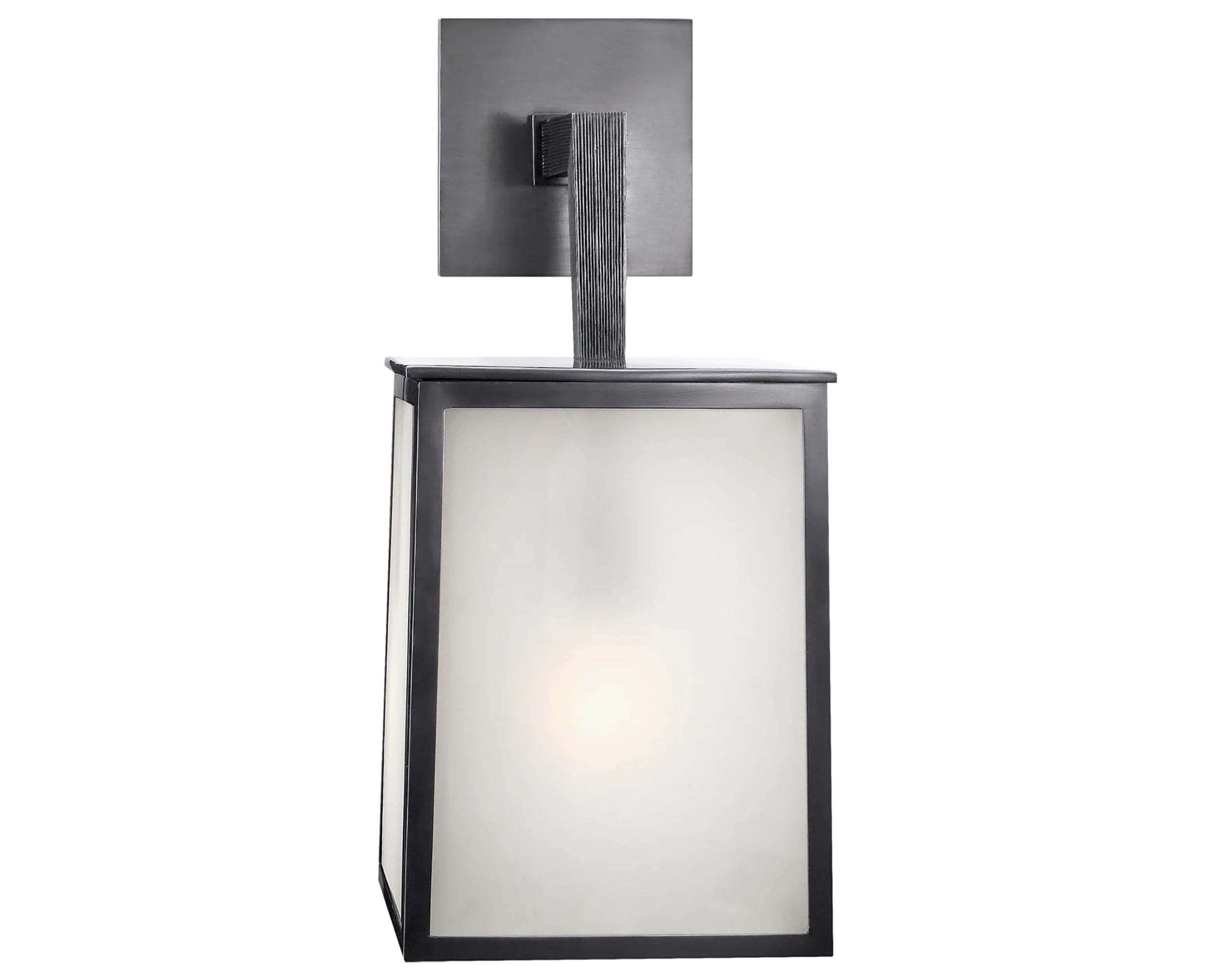 Bronze &amp; Frosted Glass | Ojai Large Sconce | Valley Ridge Furniture