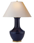 Denim Porcelain & Natural Paper | Lambay Table Lamp | Valley Ridge Furniture