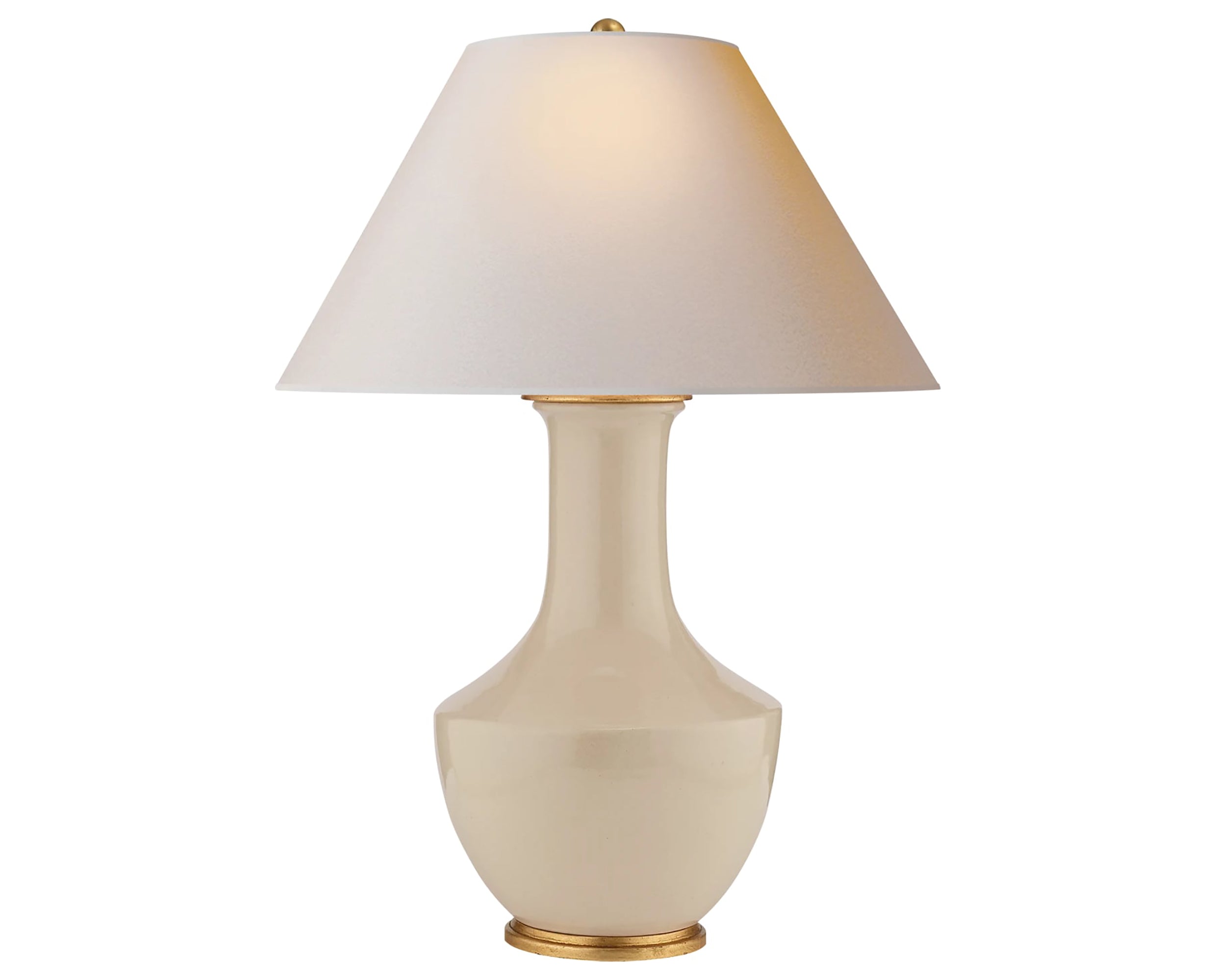 Coconut Porcelain & Natural Paper | Lambay Table Lamp | Valley Ridge Furniture