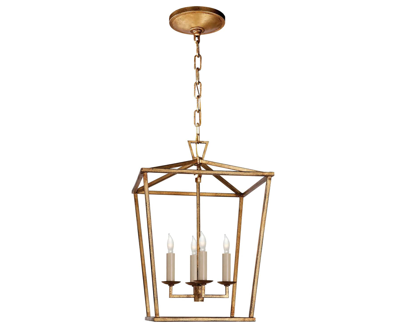 Gilded Iron | Darlana Small Lantern | Valley Ridge Furniture