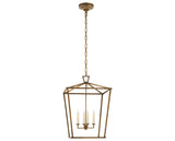 Gilded Iron | Darlana Medium Lantern | Valley Ridge Furniture