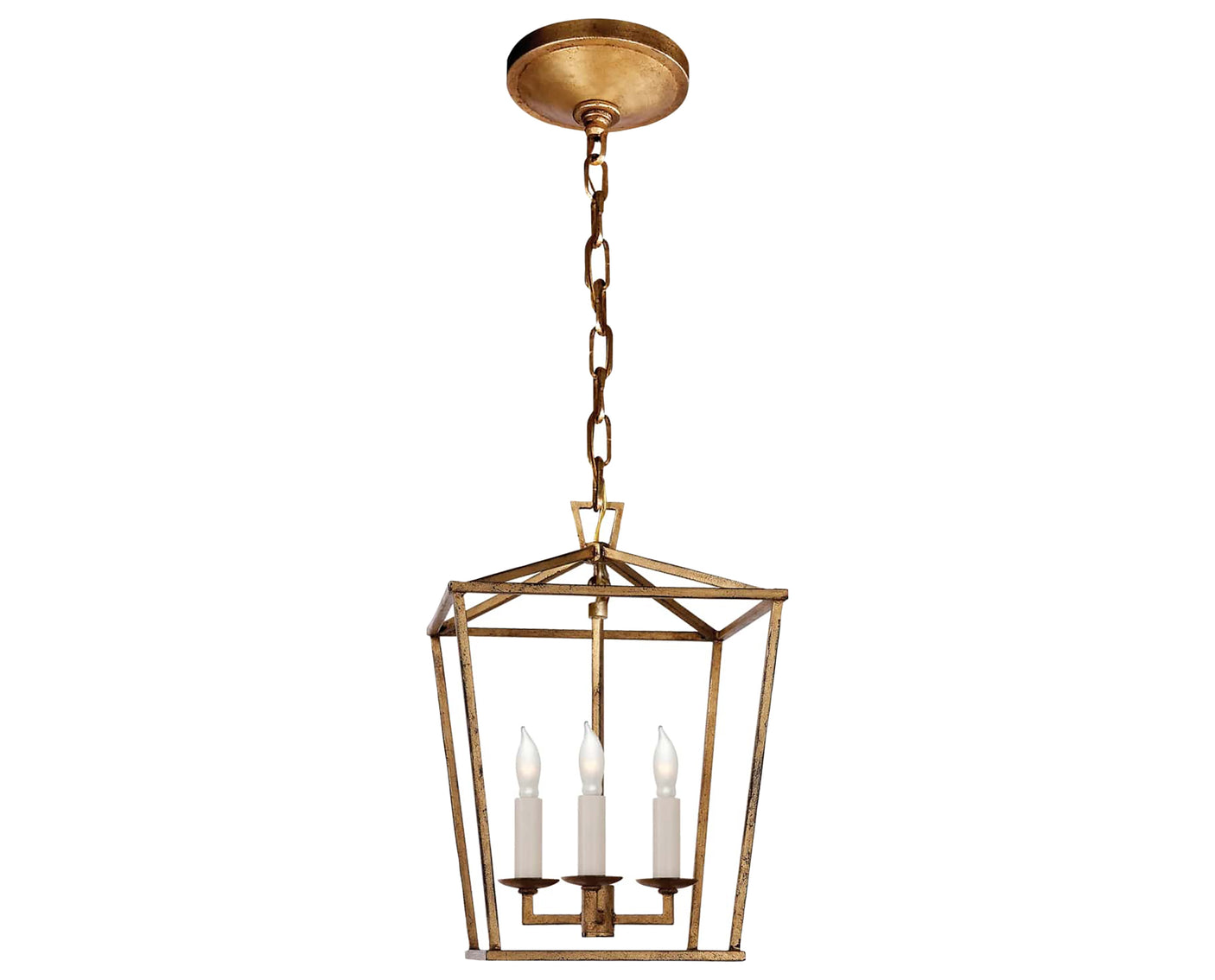 Gilded Iron | Darlana Mini Lantern | Valley Ridge Furniture