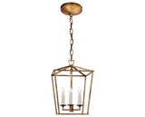 Gilded Iron | Darlana Mini Lantern | Valley Ridge Furniture