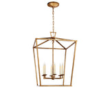 Gilded Iron | Darlana Large Lantern | Valley Ridge Furniture