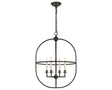 Aged Iron | Desmond Open Oval Lantern | Valley Ridge Furniture