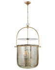 Gilded Iron & Mercury Glass | Lorford Smoke Bell Lantern | Valley Ridge Furniture