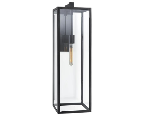 Aged Iron & Clear Glass | Fresno Long Wall Sconce | Valley Ridge Furniture