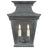 Weathered Zinc & Clear Glass | Elsinore Medium 3/4 Wall Lantern | Valley Ridge Furniture