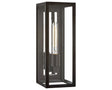Aged Iron & Clear Glass | Fresno Medium 3/4 Wall Lantern | Valley Ridge Furniture