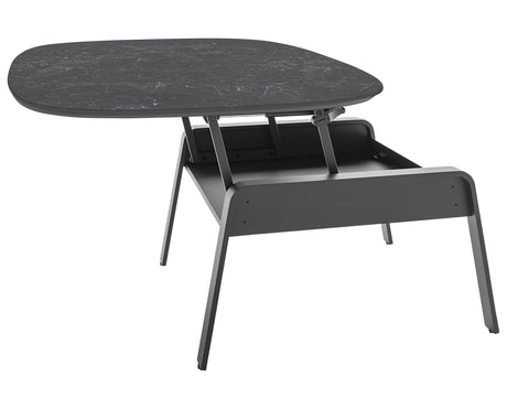 Nimbus Black Porcelain & Black Steel | BDI Cloud 9 Lift Coffee Table | Valley Ridge Furniture