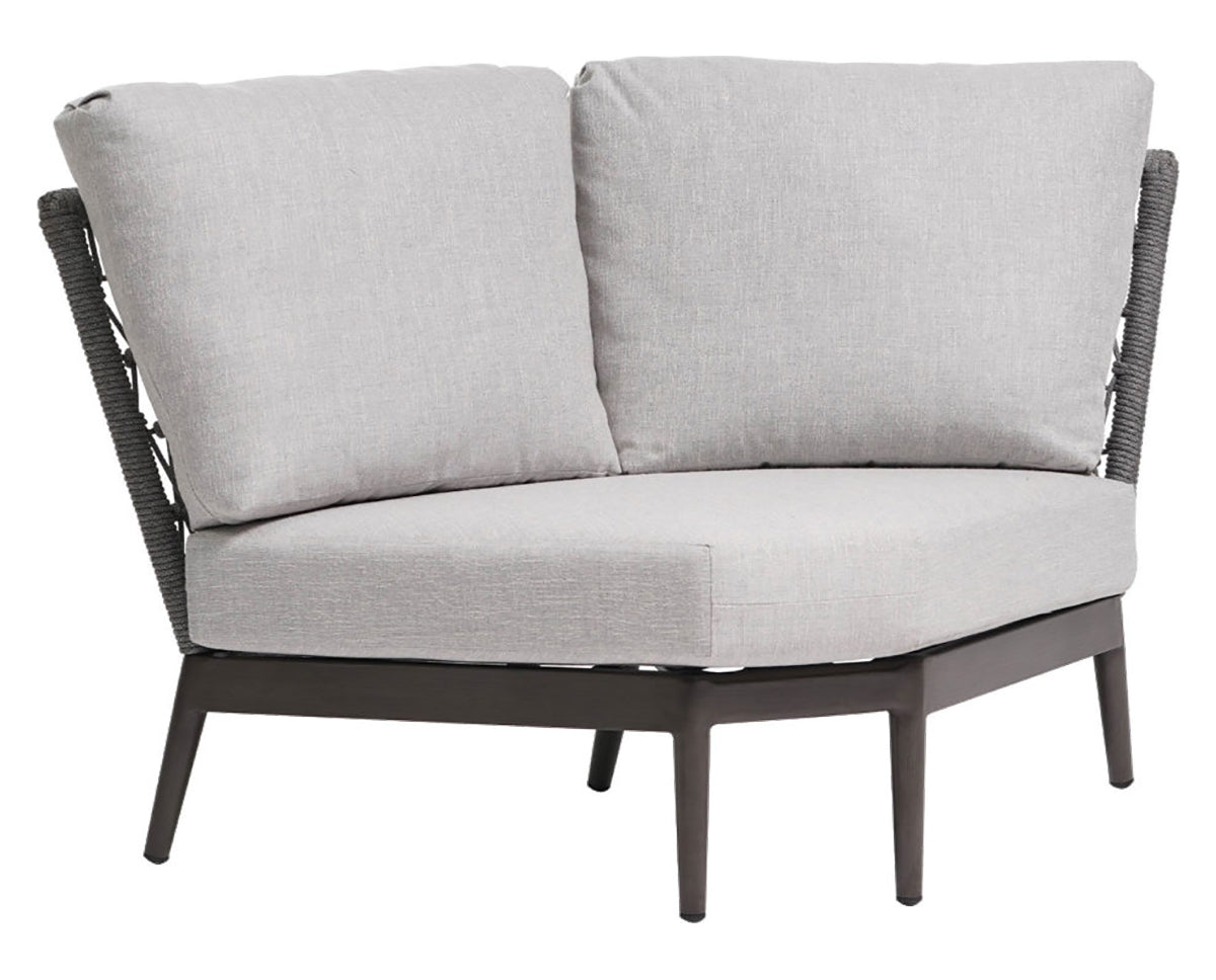 Curved Corner Chair | Ratana Poinciana Collection | Valley Ridge Furniture