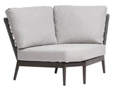 Curved Corner Chair | Ratana Poinciana Collection | Valley Ridge Furniture