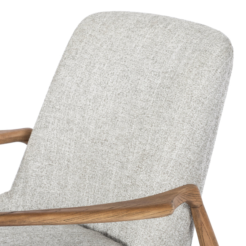 Manor Grey Fabric with Toasted Nettlewood | Braden Chair | Valley Ridge Furniture