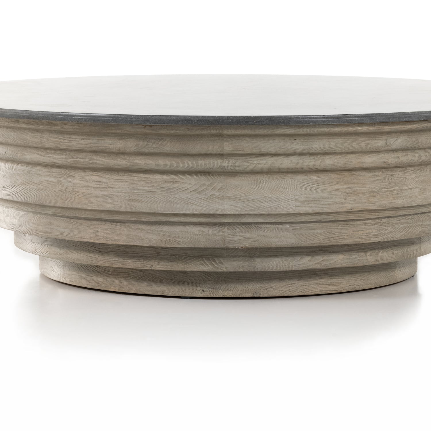 Bluestone with Weathered Blonde Pine | Caldwell Stone Coffee Table | Valley Ridge Furniture