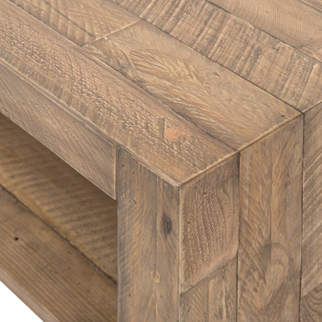 Sierra Rustic Natural Pine | Beckwourth Coffee Table | Valley Ridge Furniture