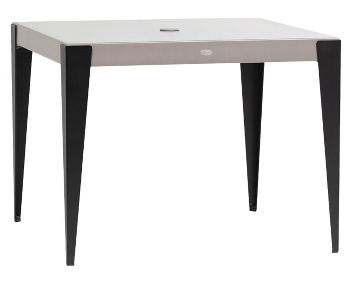 38in Square Dining Table w/Umbrella Hole | Ratana Genval Collection | Valley Ridge Furniture