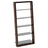 Chocolate Walnut Veneer & Grey Polished Glass | BDI Eileen Bookcase | Valley Ridge Furniture