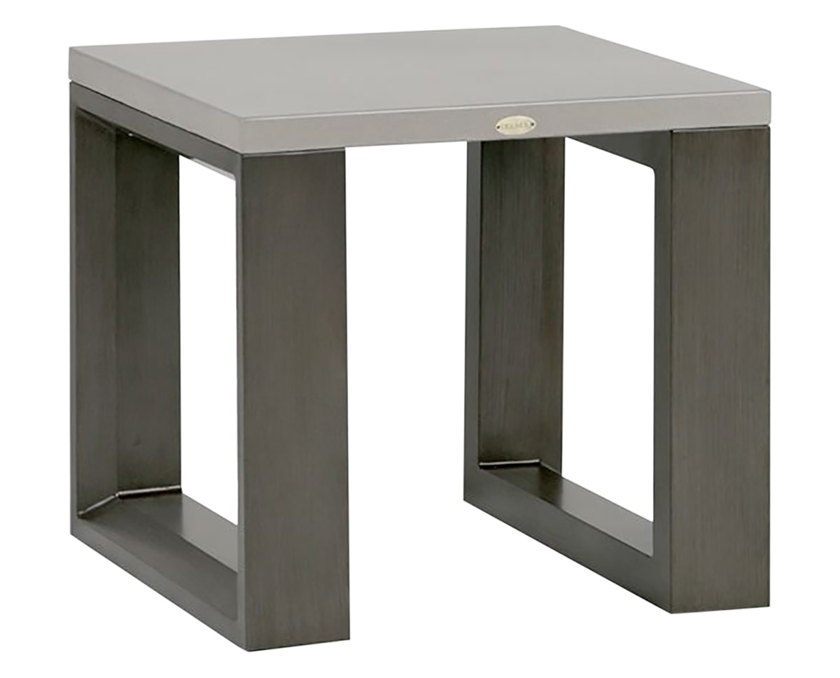 Side Table w/Aluminum Top | Ratana Element 5.0 Collection | Valley Ridge Furniture