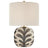 Natural Bisque and Black Pearl & Cream Linen | Parkwood Medium Table Lamp | Valley Ridge Furniture
