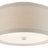 Light Cream and Natural Linen | Walker Small Flush Mount | Valley Ridge Furniture