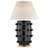 Black Porcelain & Linen | Linden Table Lamp | Valley Ridge Furniture