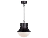 Bronze & White Glass | Precision Small Pendant | Valley Ridge Furniture