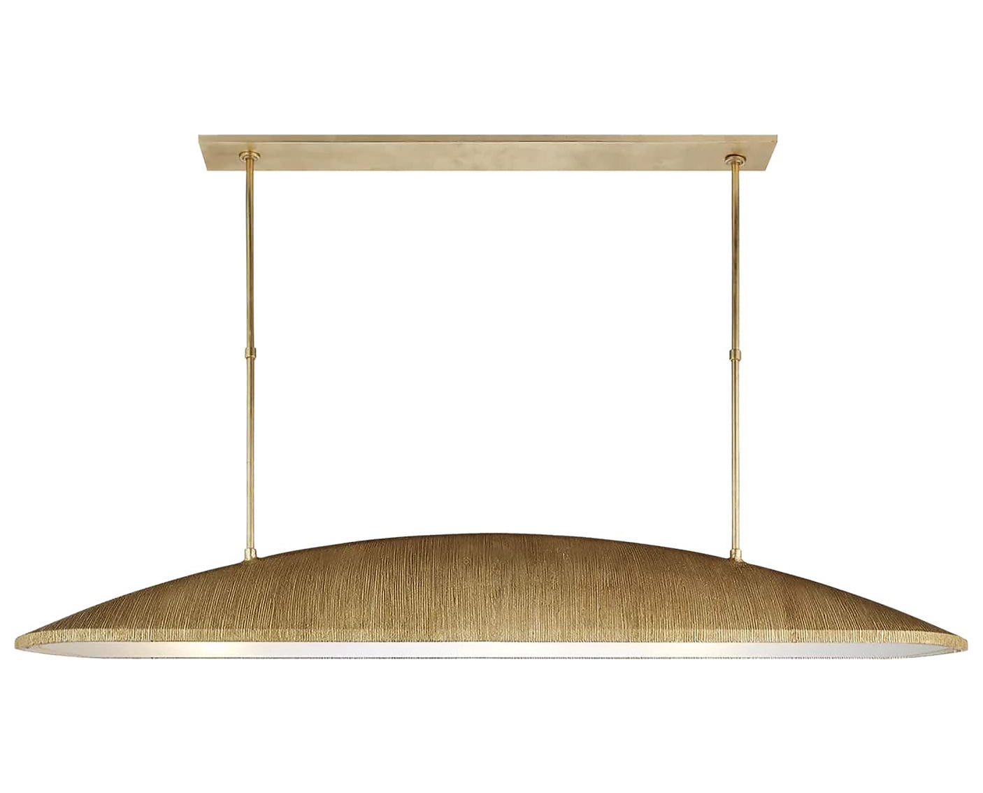 Gild & Frosted Acrylic | Utopia Large Linear Pendant | Valley Ridge Furniture