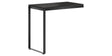 Charcoal Ash Veneer & Black Steel | BDI Linea Work Desk Return | Valley Ridge Furniture