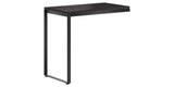 Charcoal Ash Veneer & Black Steel | BDI Linea Work Desk Return | Valley Ridge Furniture