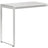 Satin White Veneer & Satin White Steel | BDI Linea Work Desk Return | Valley Ridge Furniture