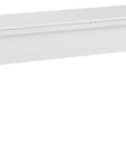 Satin White Veneer & Satin White Steel | BDI Linea Work Desk | Valley Ridge Furniture