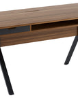 Natural Walnut Veneer & Black Steel | BDI Modica Desk | Valley Ridge Furniture