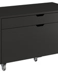 Charcoal Ash Veneer | BDI Modica File Cabinet | Valley Ridge Furniture
