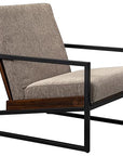Brushwork Maple Mocha with Sunrise Metal Black | Handstone Muskoka Accent Chair | Valley Ridge Furniture